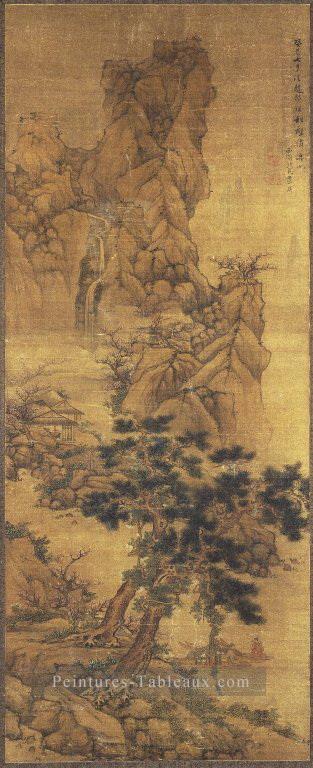paysage 1653 vieux Chine encre Peintures à l'huile